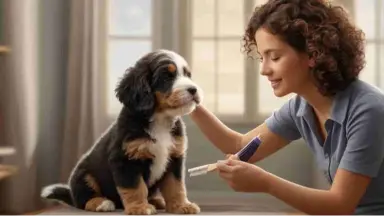 taking care of bernedoodle