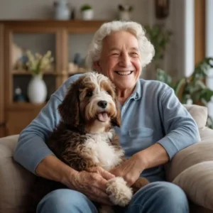 standard bernedoodle -a family dog