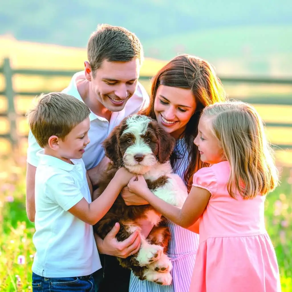 bernedoodle-a family dog