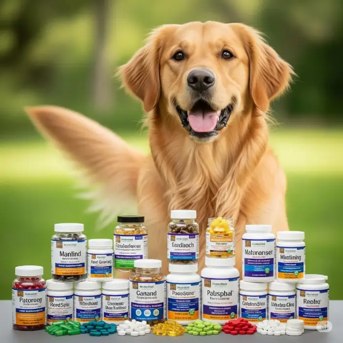 Multivitamins for Overall Wellness and a dog