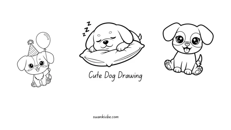 Feature image of cute dog drawings