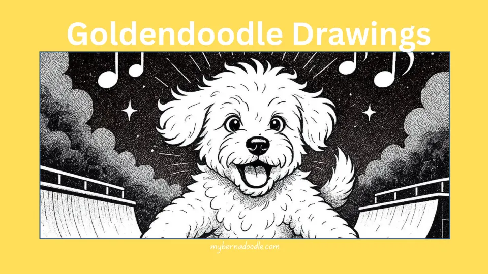 Feature image of goldendoodle drawings