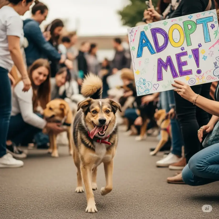 Mixed Breed Rescue Dog