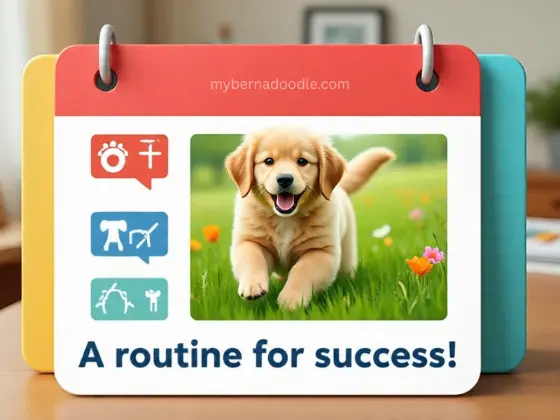 A calendar with cute Golden Retriever puppy photos for each day.