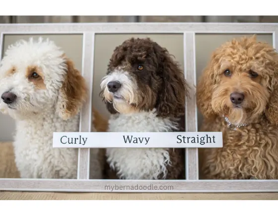 Bernedoodle Haircut Styles -types of coat