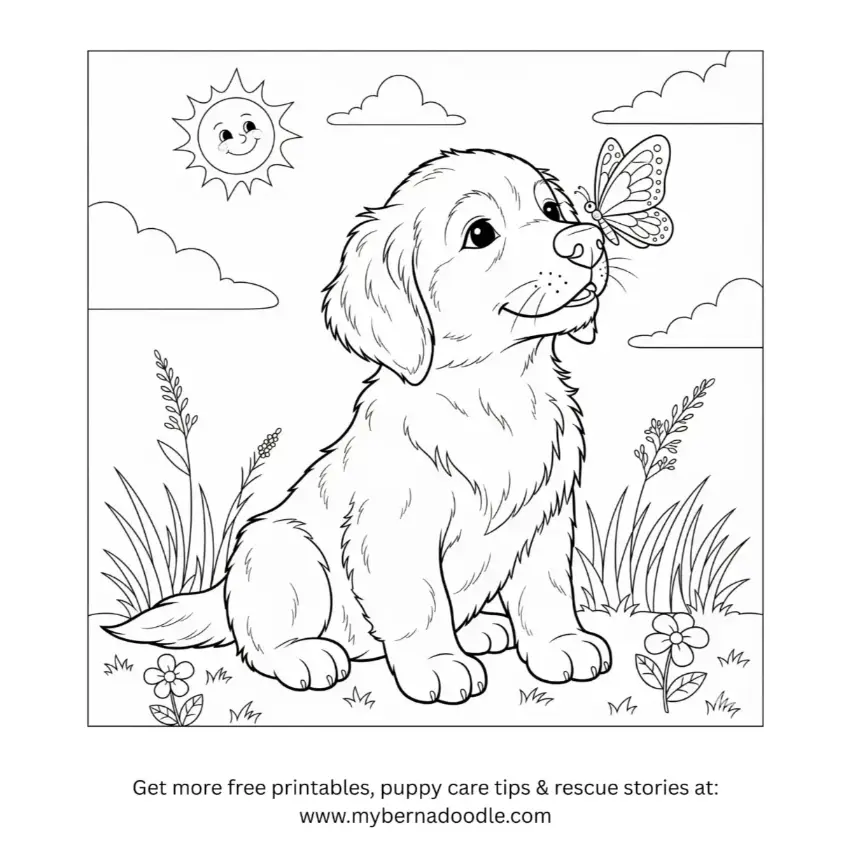 Golden Retriever Drawing11