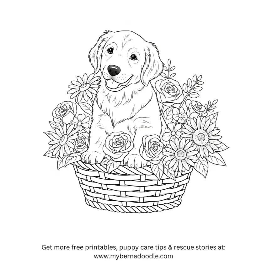 Golden Retriever Drawing 16