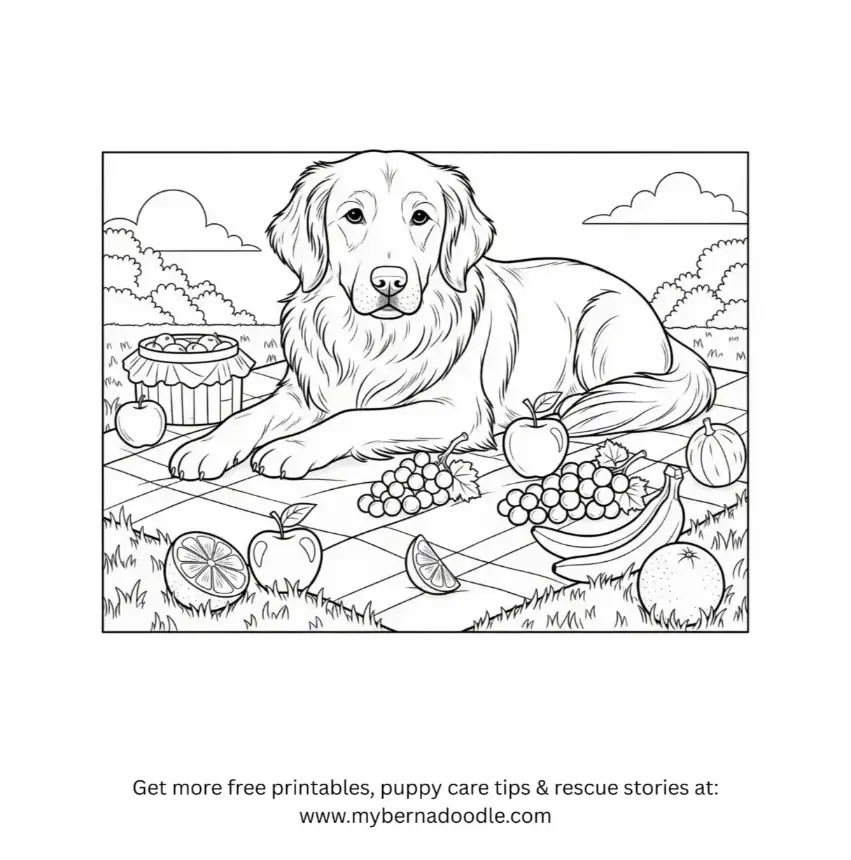 Golden Retriever Drawing20