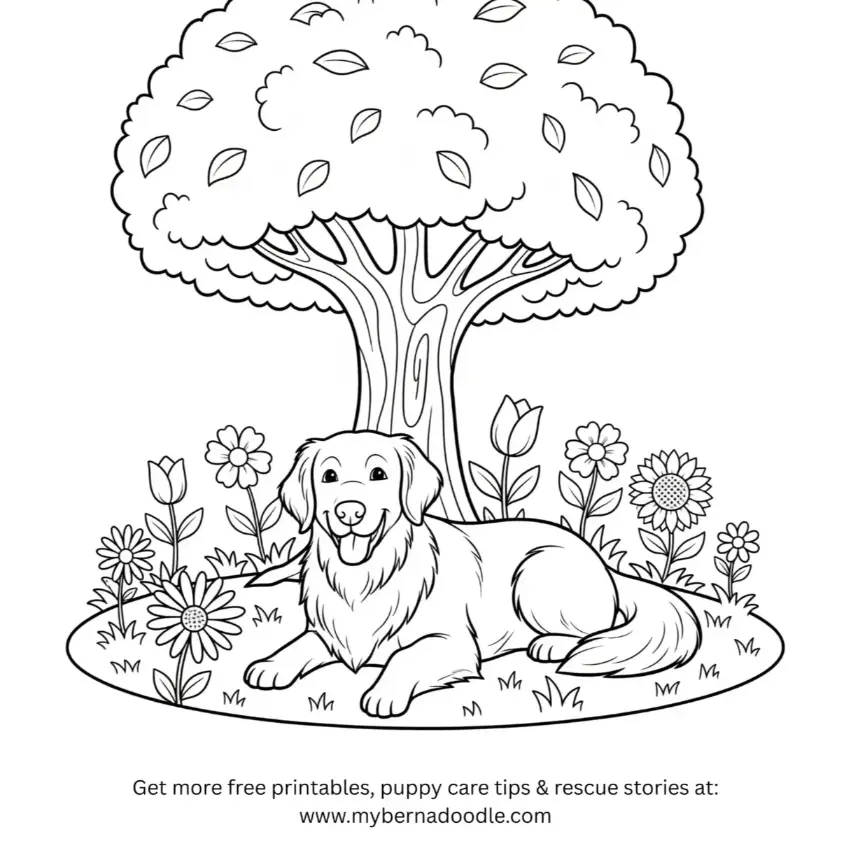 Golden Retriever Drawing 3