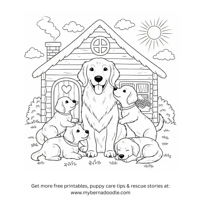Golden Retriever Drawing5