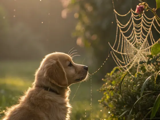 Golden Retriever Puppy Aesthetic Photos 6