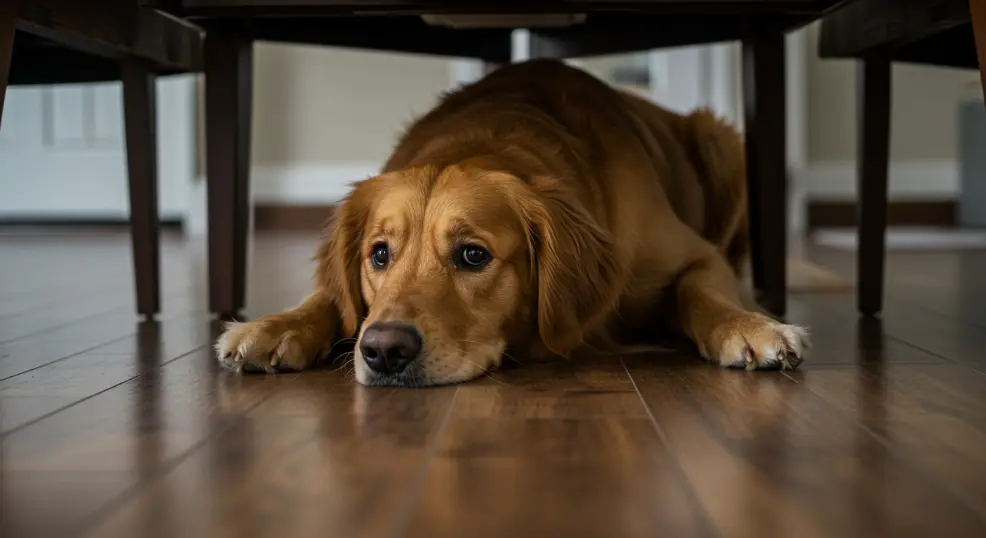 Golden Retriever anxiety