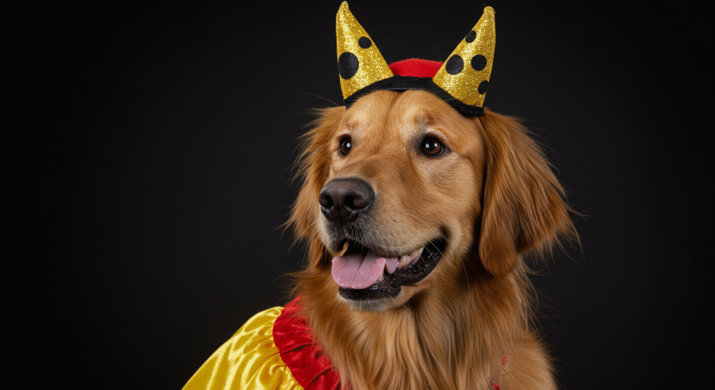 golden retriever halloween costume idea