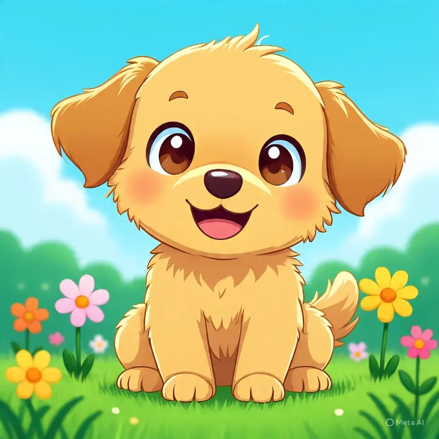 Golden retriever cartoons