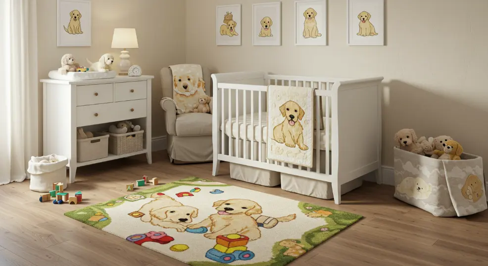 golden retriever nursery ideas